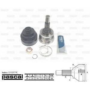 каре комплект, полуоска PASCAL G11077PC 