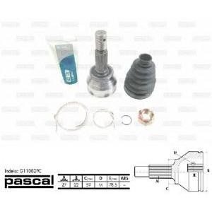 каре комплект, полуоска PASCAL G11082PC 