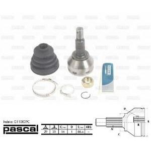 каре комплект, полуоска PASCAL G11083PC 