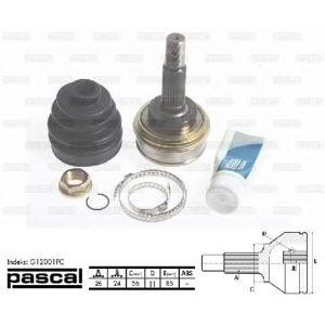 каре комплект, полуоска PASCAL G12001PC 