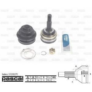 каре комплект, полуоска PASCAL G12022PC 