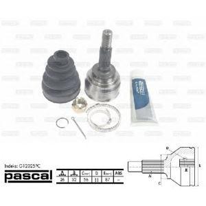 каре комплект, полуоска PASCAL G12025PC 