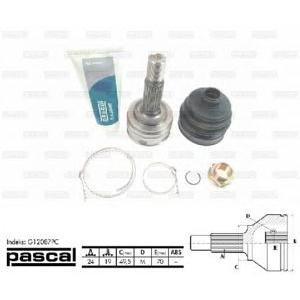 каре комплект, полуоска PASCAL G12087PC 