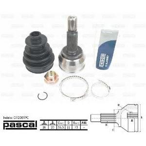 каре комплект, полуоска PASCAL G12089PC 