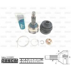 каре комплект, полуоска PASCAL G13008PC 