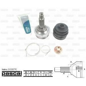 каре комплект, полуоска PASCAL G13037PC 