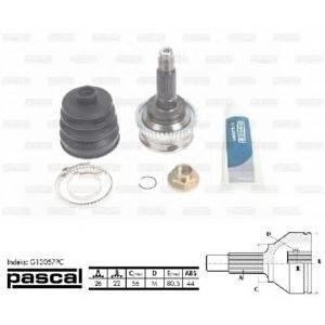 каре комплект, полуоска PASCAL G13057PC 