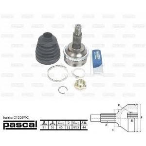 каре комплект, полуоска PASCAL G13059PC 
