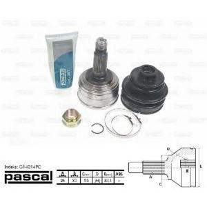 каре комплект, полуоска PASCAL G14014PC 