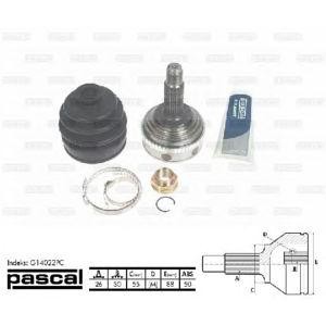 каре комплект, полуоска PASCAL G14022PC 