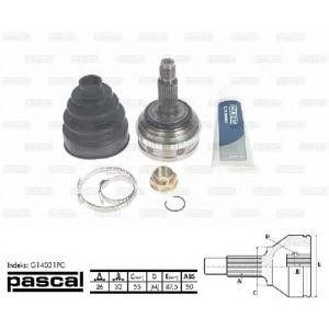 каре комплект, полуоска PASCAL G14031PC 