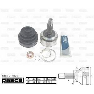 каре комплект, полуоска PASCAL G14052PC 