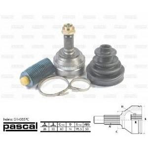 каре комплект, полуоска PASCAL G14055PC 