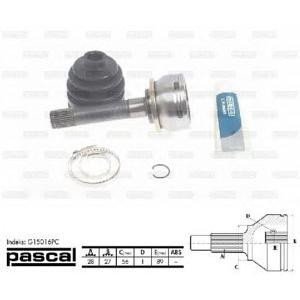 каре комплект, полуоска PASCAL G15016PC 