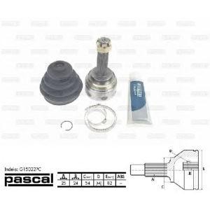 каре комплект, полуоска PASCAL G15022PC 