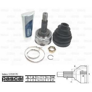 каре комплект, полуоска PASCAL G15051PC 