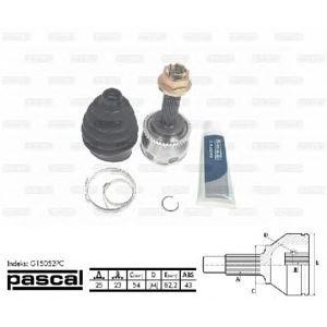 каре комплект, полуоска PASCAL G15052PC 