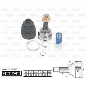 каре комплект, полуоска PASCAL G15053PC 