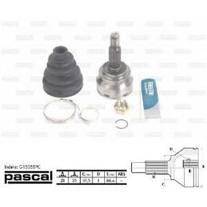 каре комплект, полуоска PASCAL G15058PC 