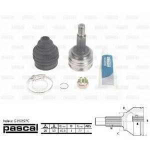 каре комплект, полуоска PASCAL G15059PC 