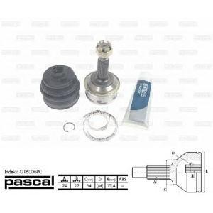 каре комплект, полуоска PASCAL G16006PC 