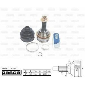 каре комплект, полуоска PASCAL G17025PC 