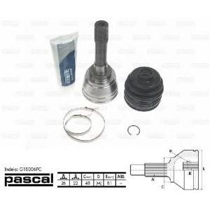 каре комплект, полуоска PASCAL G18006PC 