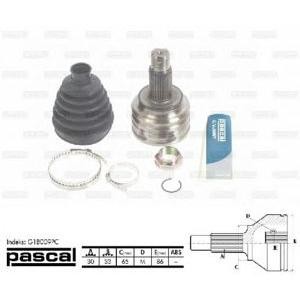 каре комплект, полуоска PASCAL G1B009PC 
