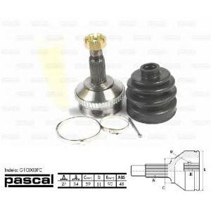 каре комплект, полуоска PASCAL G1C003PC 