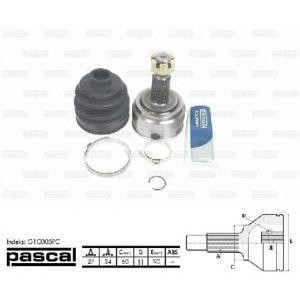 каре комплект, полуоска PASCAL G1C005PC 