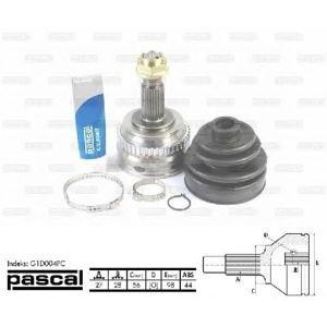 каре комплект, полуоска PASCAL G1D004PC 