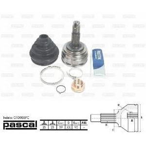 каре комплект, полуоска PASCAL G1D005PC 