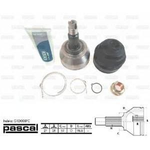 каре комплект, полуоска PASCAL G1D008PC 