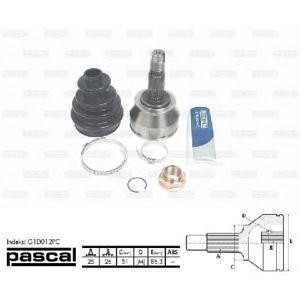 каре комплект, полуоска PASCAL G1D012PC 