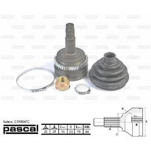 каре комплект, полуоска PASCAL G1F006PC 