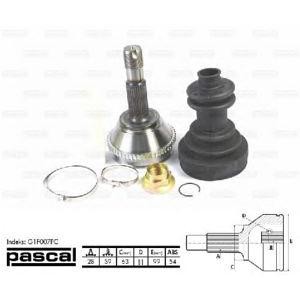 каре комплект, полуоска PASCAL G1F007PC 