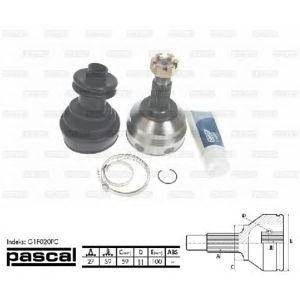 каре комплект, полуоска PASCAL G1F020PC 