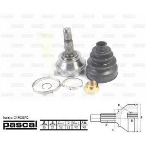 каре комплект, полуоска PASCAL G1F028PC 