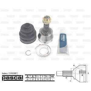 каре комплект, полуоска PASCAL G1F030PC 