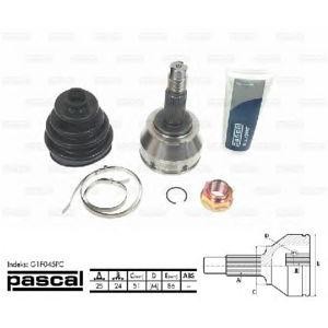 каре комплект, полуоска PASCAL G1F045PC 