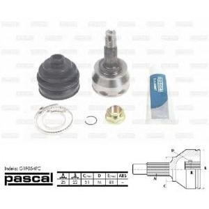 каре комплект, полуоска PASCAL G1F054PC 