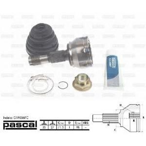 каре комплект, полуоска PASCAL G1F056PC 