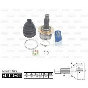 каре комплект, полуоска PASCAL G1F060PC 
