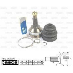 каре комплект, полуоска PASCAL G1G008PC 
