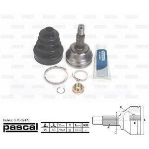 каре комплект, полуоска PASCAL G1G024PC 