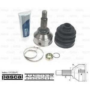каре комплект, полуоска PASCAL G1G026PC 