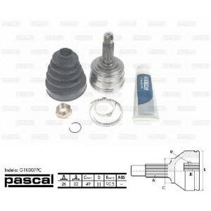 каре комплект, полуоска PASCAL G1K007PC 