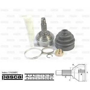 каре комплект, полуоска PASCAL G1K008PC 