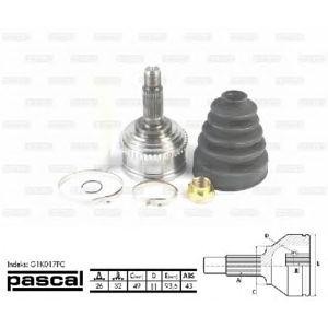 каре комплект, полуоска PASCAL G1K017PC 