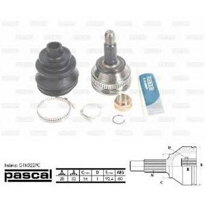 каре комплект, полуоска PASCAL G1K022PC 